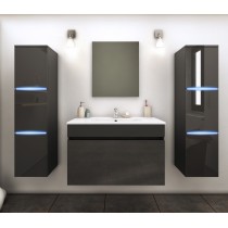 Ensemble de salle de bain  à suspendre LECCE longueur 80 cm 