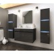 Ensemble de salle de bain  à suspendre LECCE longueur 80 cm 