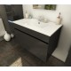 Ensemble de salle de bain  à suspendre LECCE longueur 80 cm 