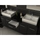 Ensemble de salle de bain  à suspendre ORELIA longueur 150 cm 