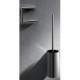 Porte-balayette chromé avec brosse WC HEWI