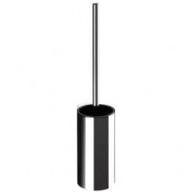 Porte-balayette chromé avec brosse WC HEWI
