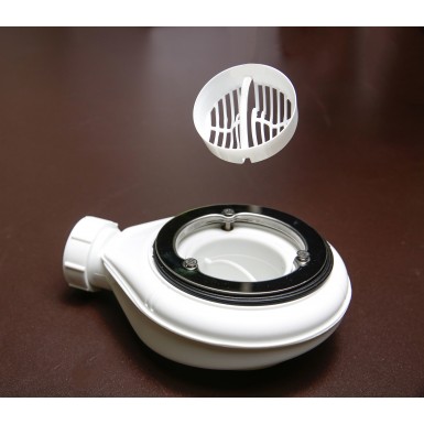 Bonde pour receveur resine Blanche Classique