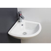 Lave mains d'angle PIVOINE blanc Classique
