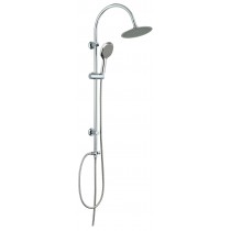 Kit barre de douche ZEKI Chriomé Classique