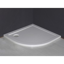 Receveur Bull 1/4 cercle 80 blanc blanc Contemporain