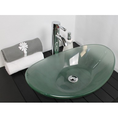 vasque pirogue Verre Moderne