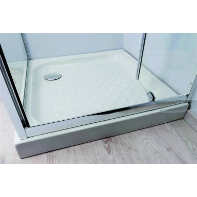 receveur gres cera 72x72 blanc Classique