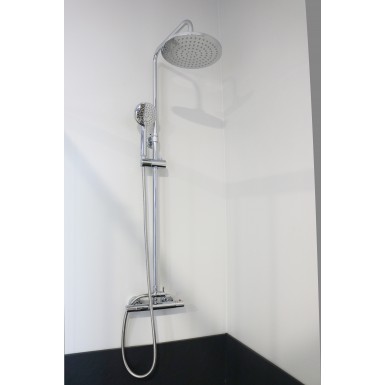Kit barre de douche COME AVEC THERMOSTATIQUE Chriomé Classique