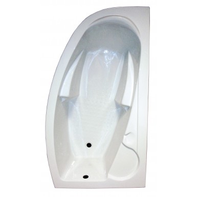BAIGNOIRE ANGLE 160X90 DROITE blanc Contemporain