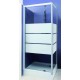 ACCES ANGLE COULISSANT. MISSI 90 BLANC blanc Classique