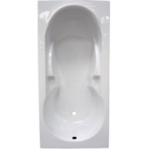 BAIGNOIRE RECTANGULAIRE 170X80 blanc Classique