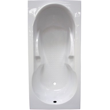 BAIGNOIRE RECTANGULAIRE 170X80 blanc Classique