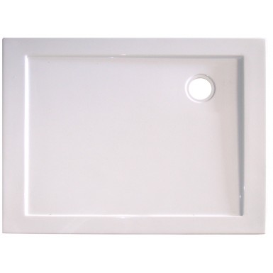 Receveur YQUA ACRYL 120X80 LISSE blanc Classique