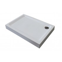 receveur acryl lary 120/80 blanc Classique