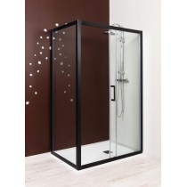FACADE COULISSANTE NAPA 120 PROFILES NOIR noir Contemporain