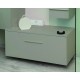 MEUBLE BAS TERRY LAQUE 90 TAUPE taupe Moderne
