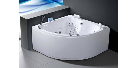 Baignoire balnéo d'angle